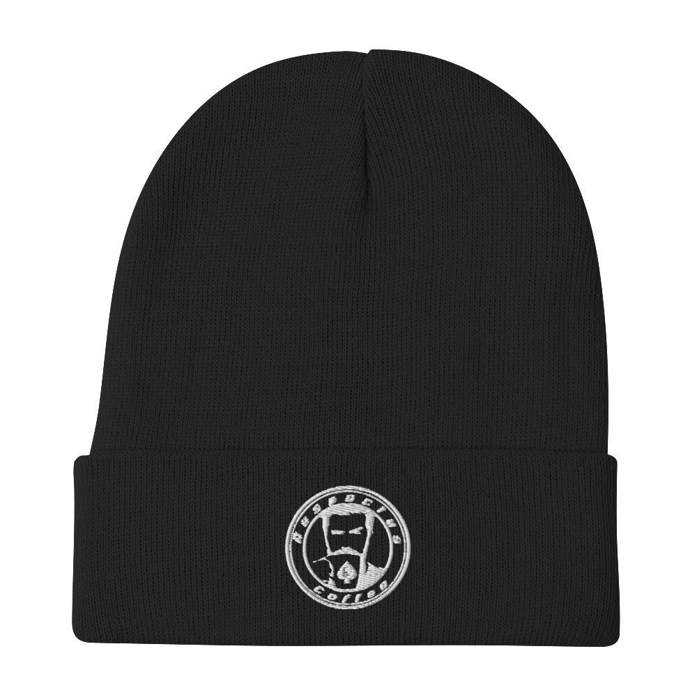 Embroidered Beanie Respectus Coffee